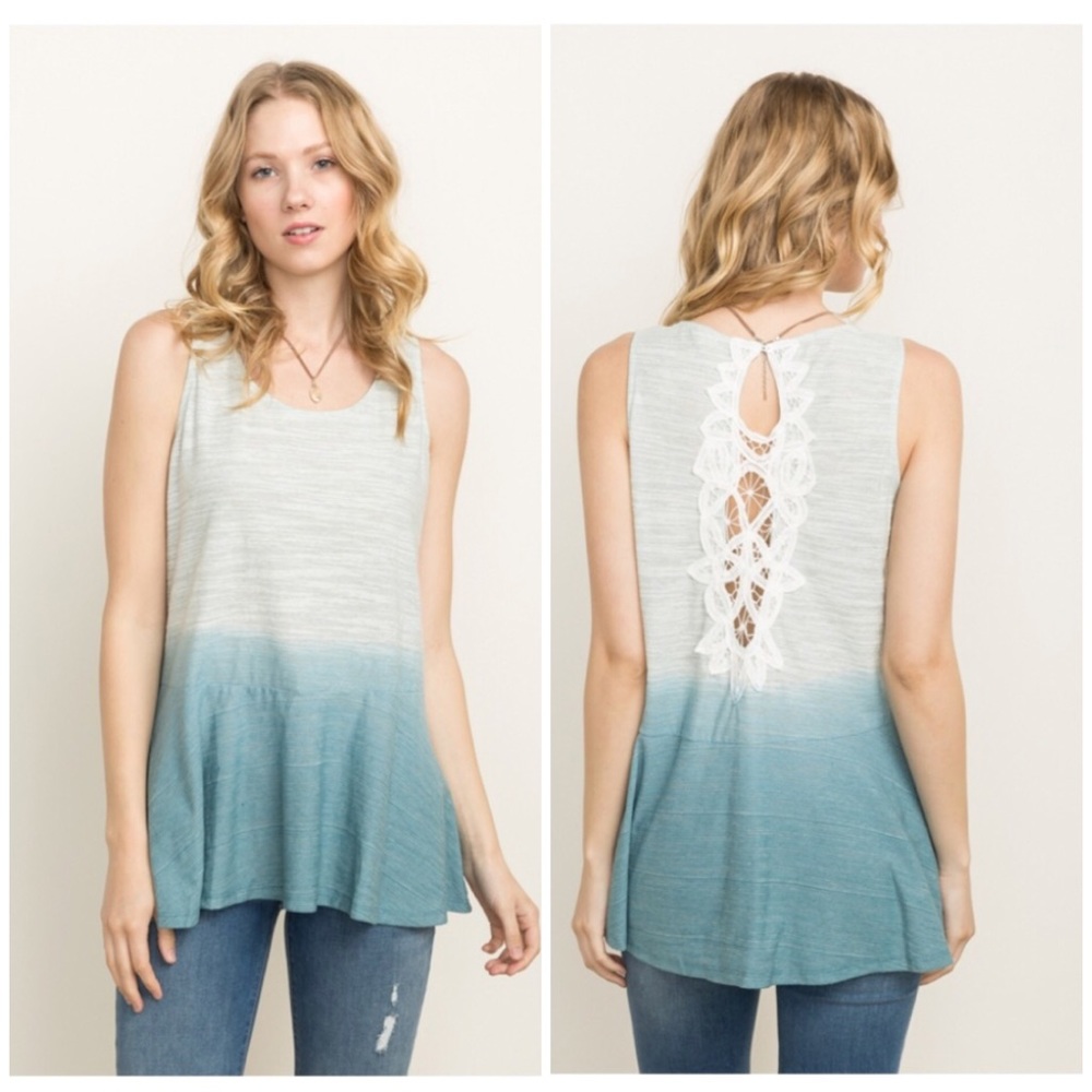 Easy Peplum Trim Back Tank